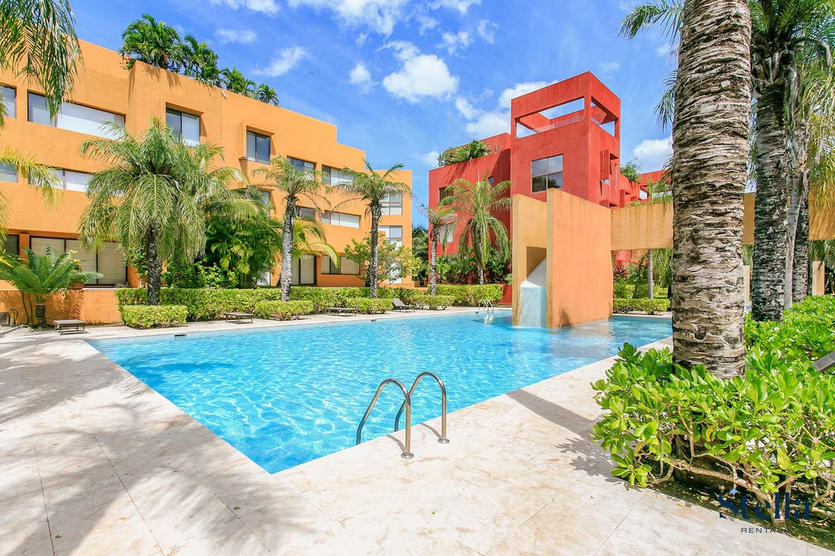 Departamento en Renta 1 Recámara en Condominio Siankaan, Playacar