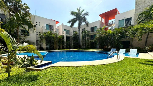 Condominio Palmeiras Playa del Carmen - Apartamento amueblado de 2 Recamaras en Renta