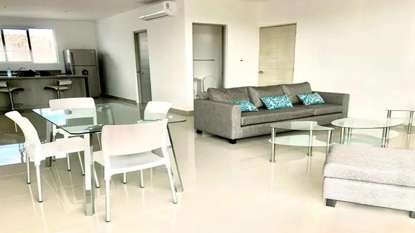 Departamento 2 Recamaras en Renta en Condominio Uxmal Playa del Carmen