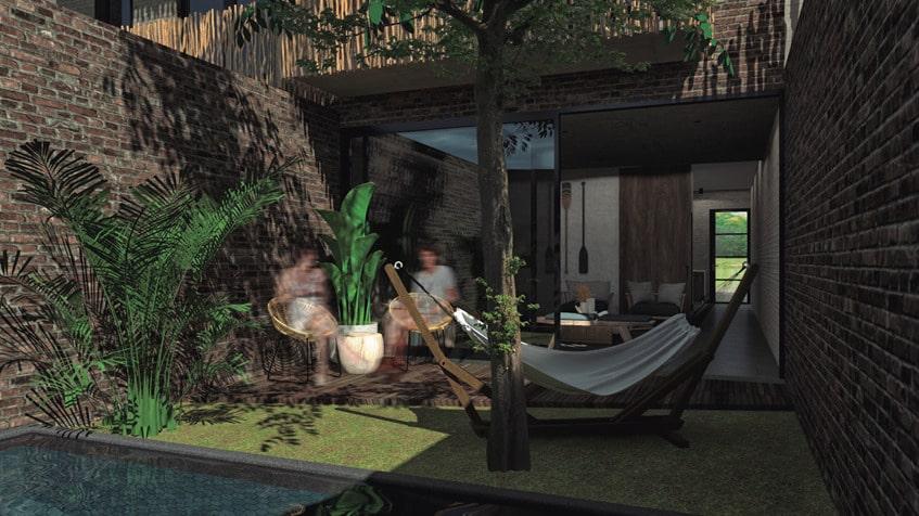 Nahil Tulum - Townhouse de 2 Recamaras en Aldea Zama en Renta