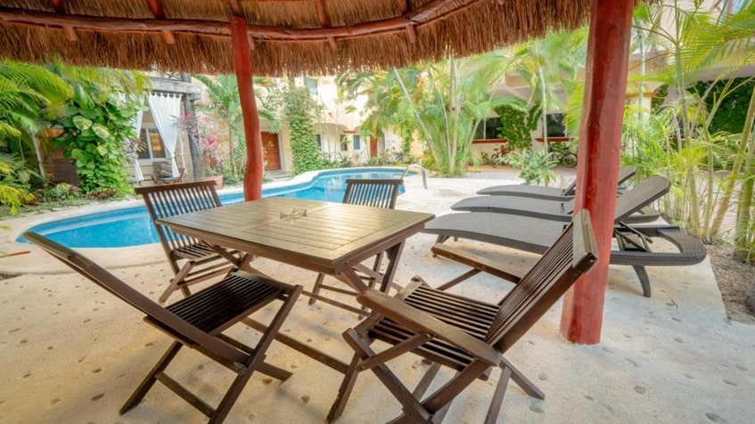 una palapa para eventos en magic paradise playa del carmen