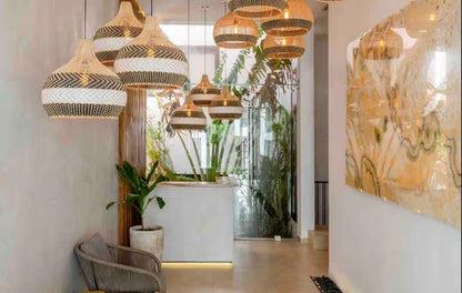 un area de recepcion en tzalam residences playa del carmen