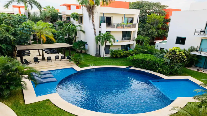 Condominio Palmeiras Playa del Carmen - Departamento Amueblado de 2 Recamaras