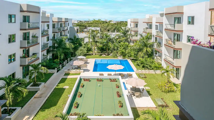 Luxia Residencial Playa del Carmen - Departamento Amueblado de 3 Recamaras