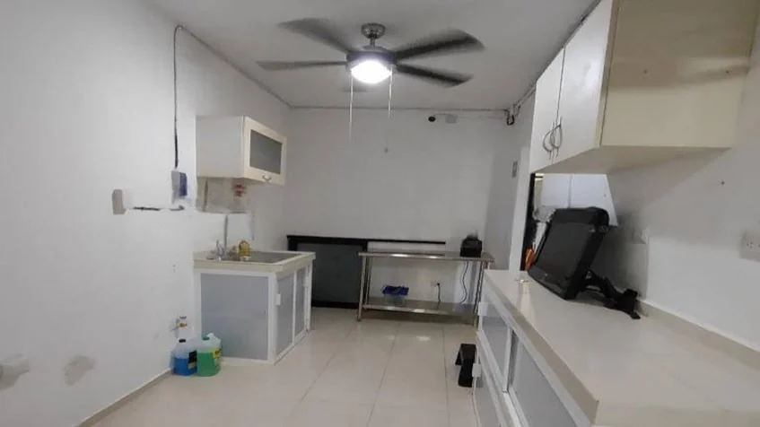 un area de cocina en cataluña playa del carmen