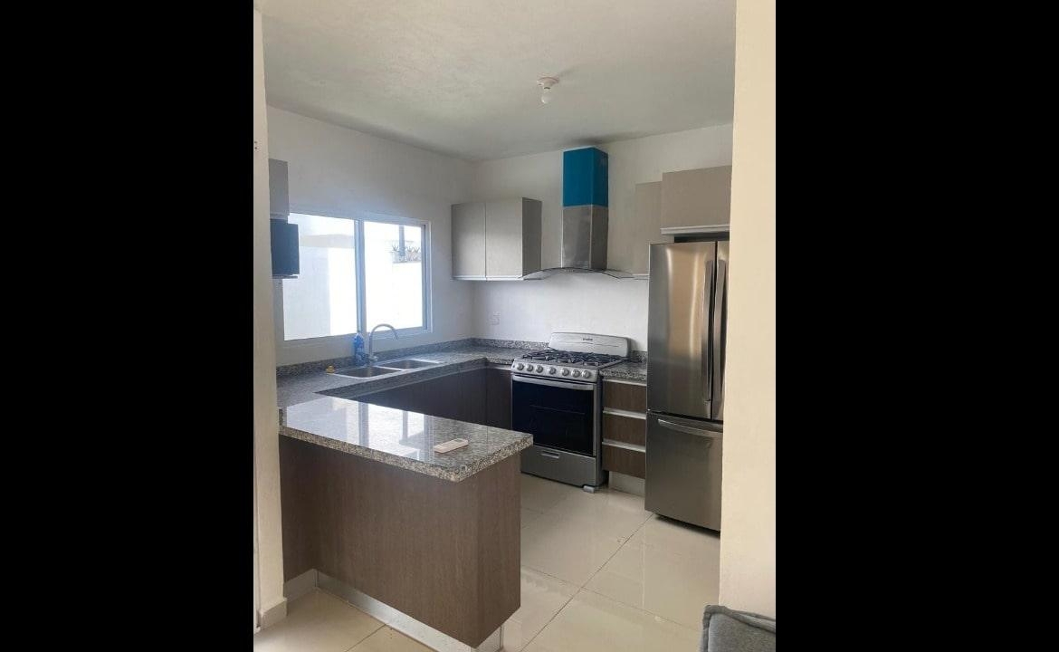 una cocina integral en villas bonanza playa del carmen