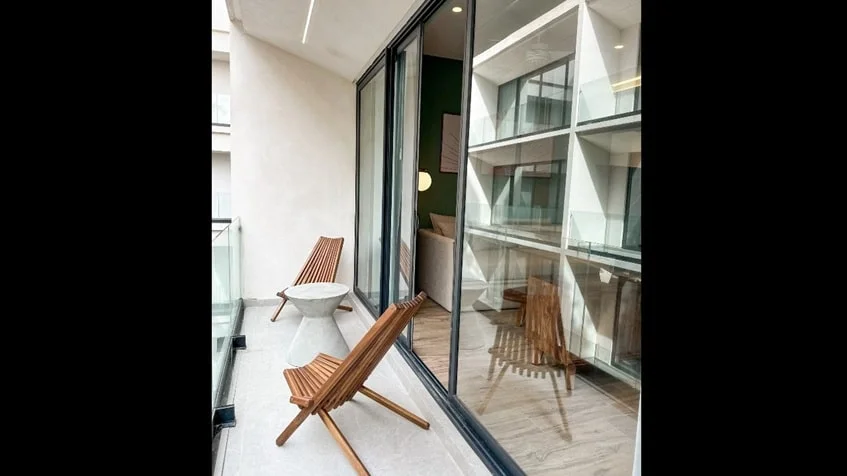 un balcon en sensai playa del carmen