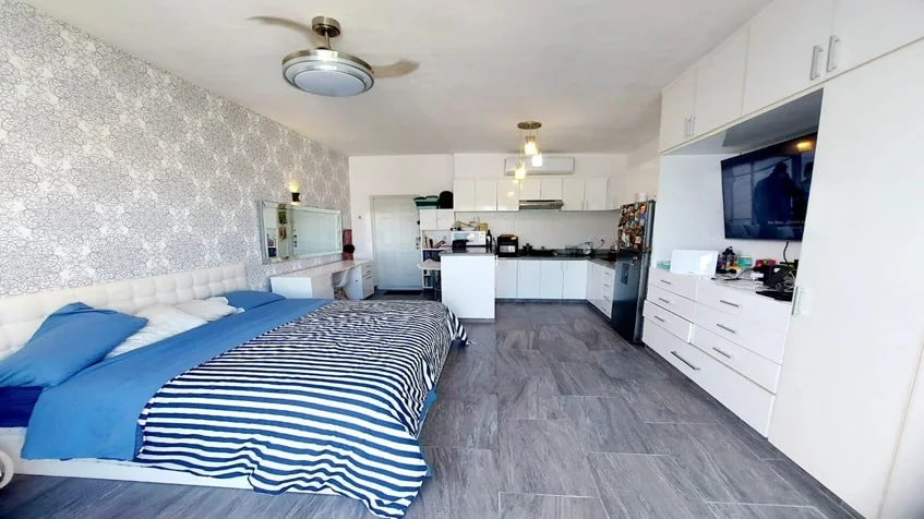 una recamara principal en condominio bugambilias playa del carmen