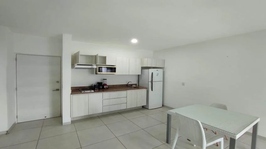 una cocina integral en bianco sea view playa del carmen